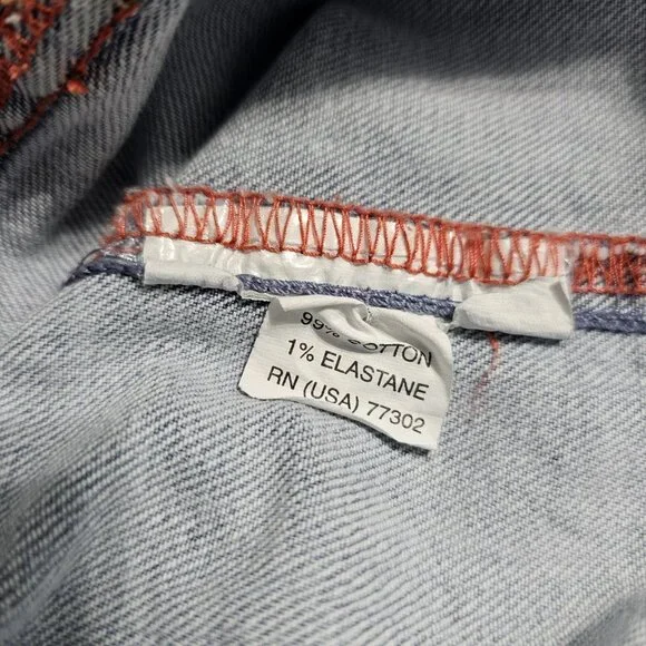 Zara Womens Trf Premium Wash Denim Blue Jean Jacket Size Large - Picture 7 of 7